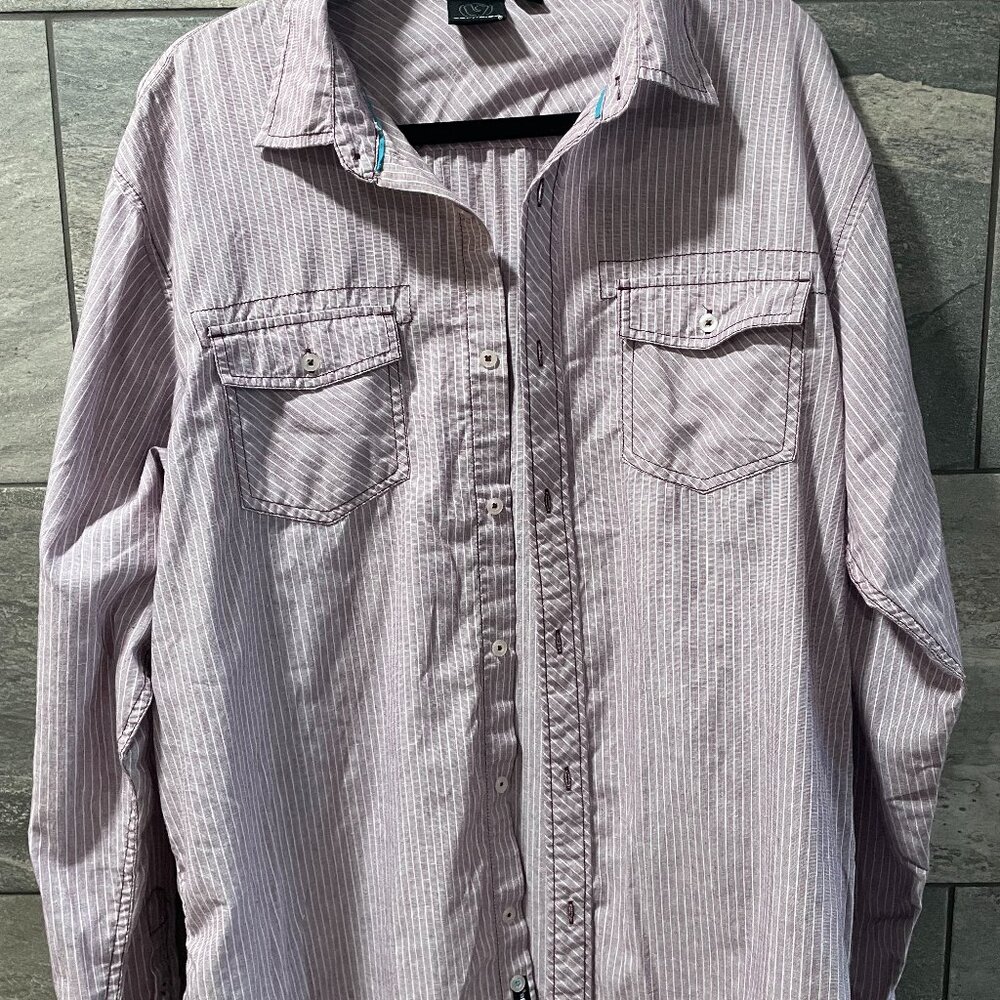 Burnside Shirt Purple XL